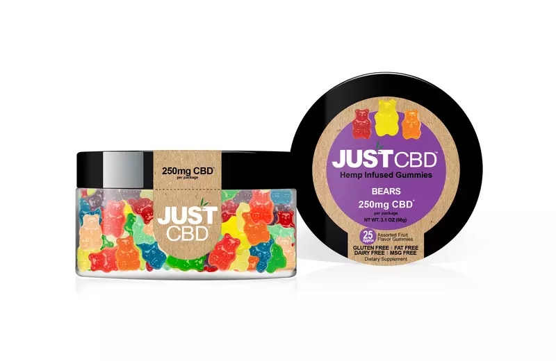 JUST CBD 250MG CBD GUMMIES