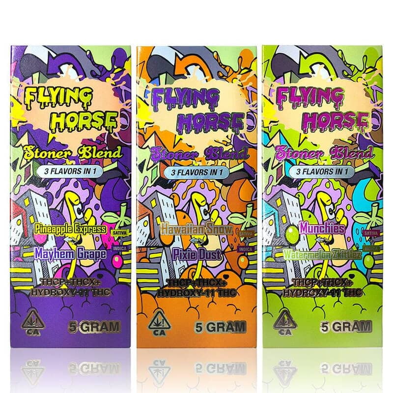 FLYING HORSE STONER BLEND 7GM DISPOSABLE 5CT FLYING HORSE STONER BLEND 7GM DISPOSABLE 5CT
