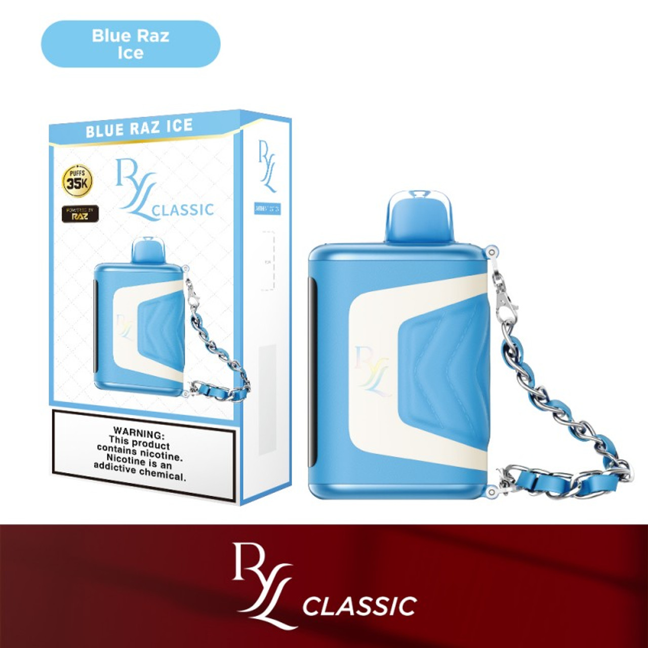 RYL POWERED BY RAZ CLASSIC 35K DISPOSABLE 5CT