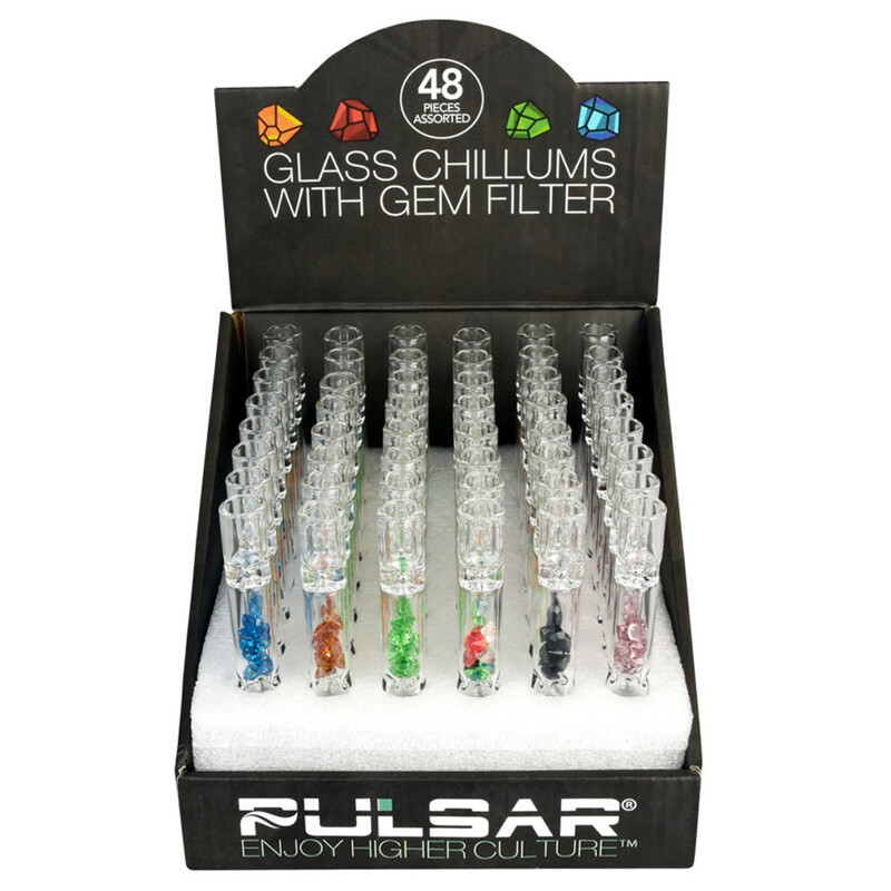 CHILLUMS WITH COLOURFUL BEADS