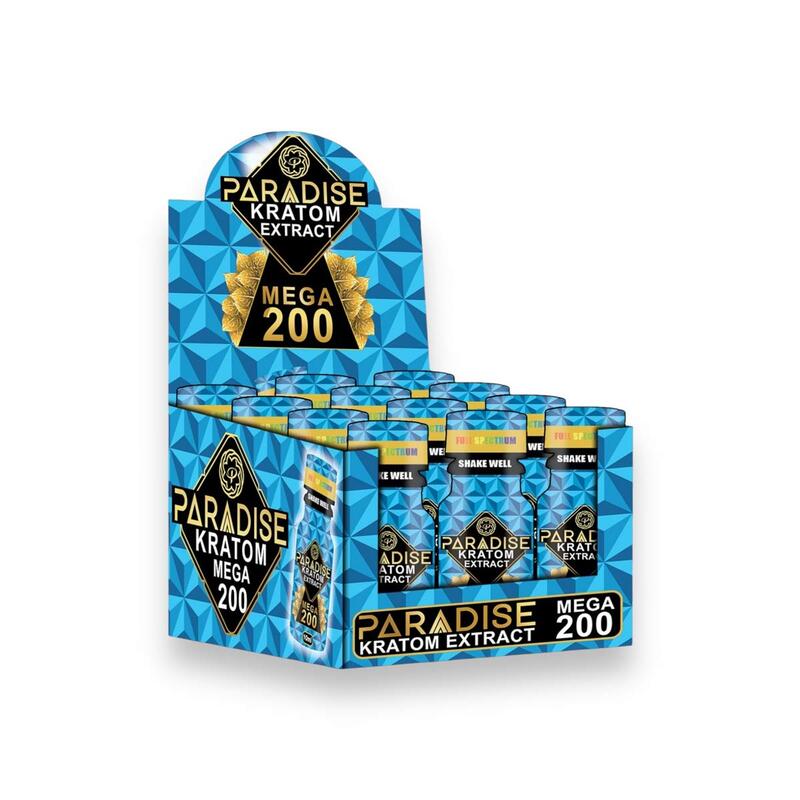 PARADISE KRATOM MEGA 200 | 12CT