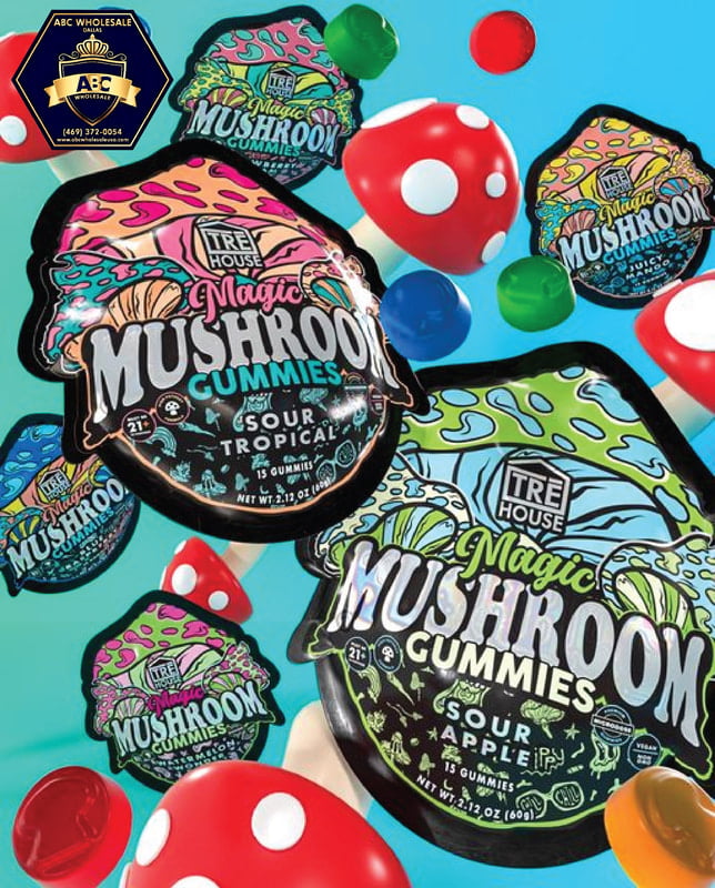 TRE HOUSE MAGIC MUSHROOM GUMMIES | 15PCS 
