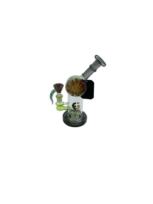 ELATIONSHG01 8.2inch GOLD WATERPIPE