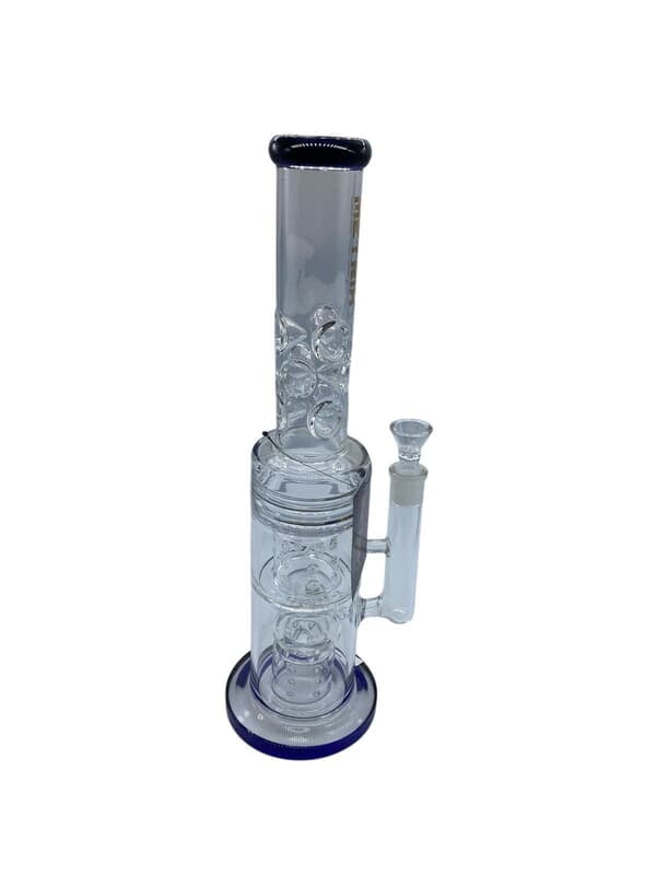 18inch MATRIX GLASS WATERPIPE BLUE SET