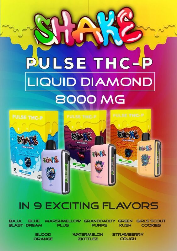 SHAKE PULSE THC-P LIQUID DIAMONDS DIGITAL SCREEN | 8GM | 5CT