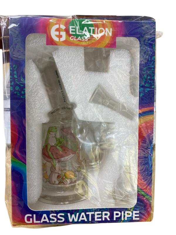BOX SET INCLUDING 6.1"GLASS WATERPIPE WITH14MM QUARTZ BANGER NAIL