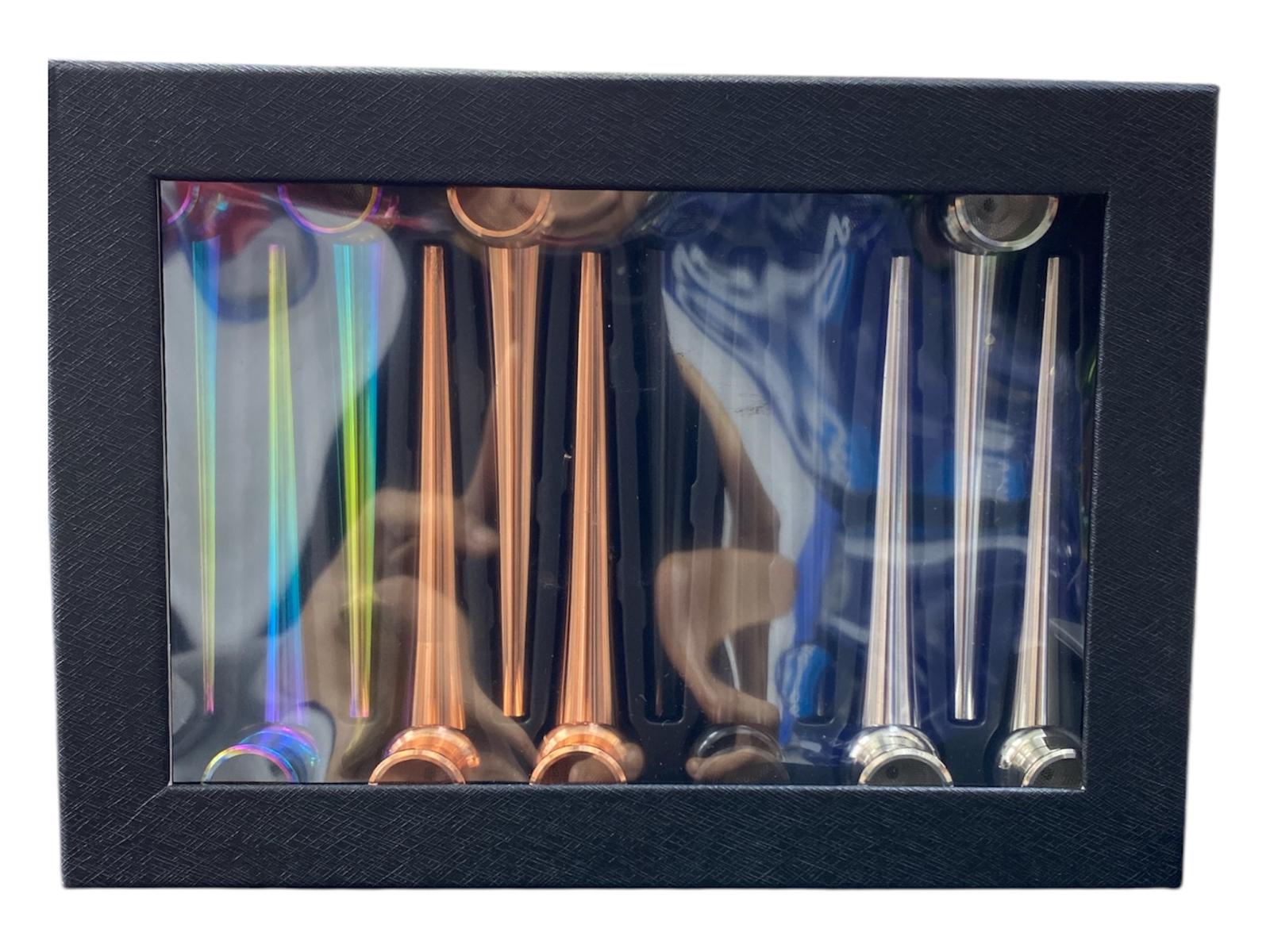 5" METAL PIPE SET 12CT