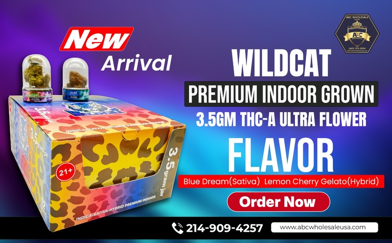 WILDCAT  PREMIUM INDOOR GROWN 3.5GM THC-A  ULTRA FLOWER 