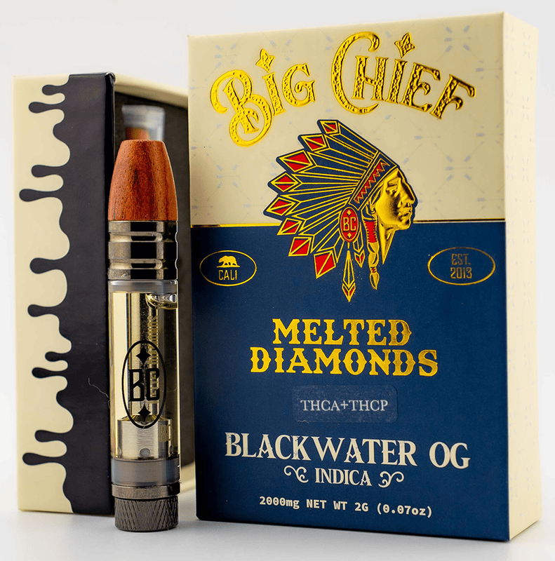 BIG CHIEF MELTED DIAMONDS THCA+THCP 2GM CARTRIDGES
