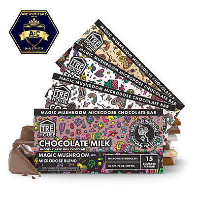TRE HOUSE MAGIC MUSHROOM MICRODOSE CHOCOLATE BAR 
