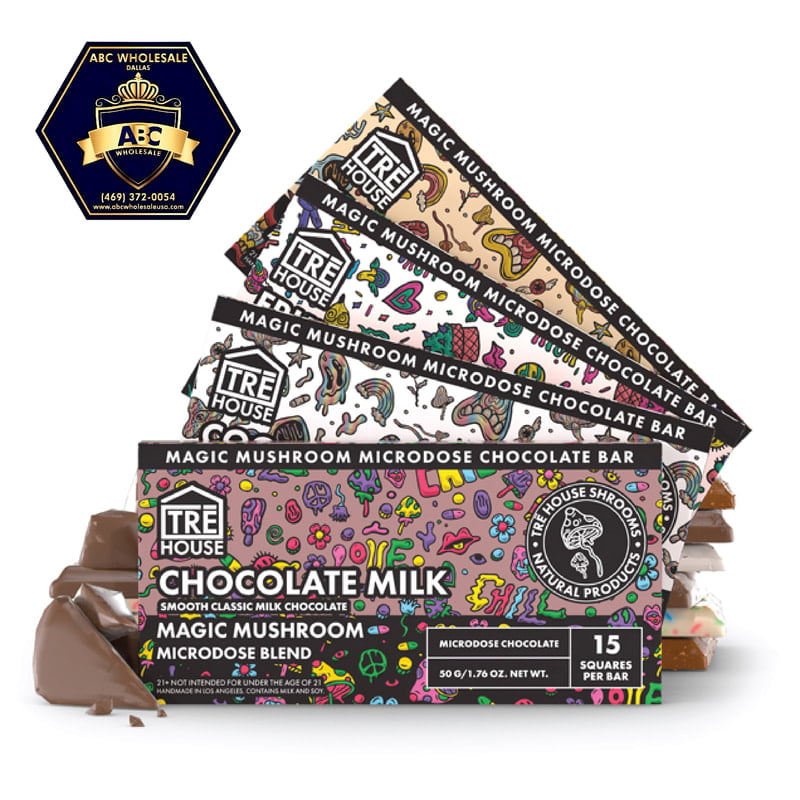 TRE HOUSE MAGIC MUSHROOM MICRODOSE CHOCOLATE BAR 