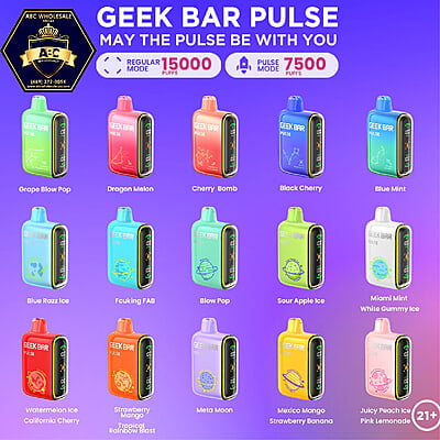 GEEK BAR PULSE 15000 PUFFS 5CT GEEK BAR PULSE 15000 PUFFS 5CT