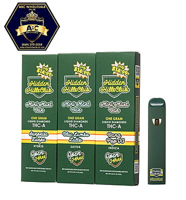 HIDDEN HILLS CLUB 1GM THC-A LIQUID DIAMONDS | 5CT | 1ML HIDDEN HILLS CLUB 1GM THC-A LIQUID DIAMONDS | 5CT | 1ML