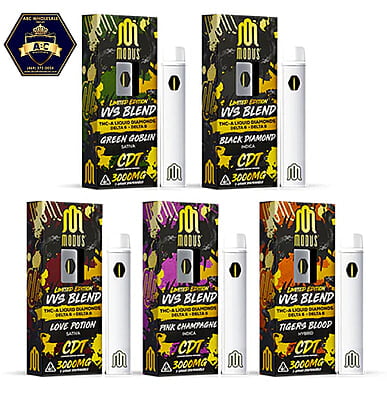MODUS VVS BLEND THC-A LIQUID DIAMONDS DISPOSABLE | 5CT | 3GM | 3000MG