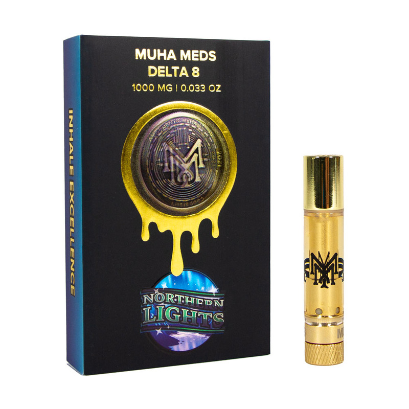 MUHA MEDS D8 CARTRIDGE |1000MG | 10 COUNT DISPLAY |