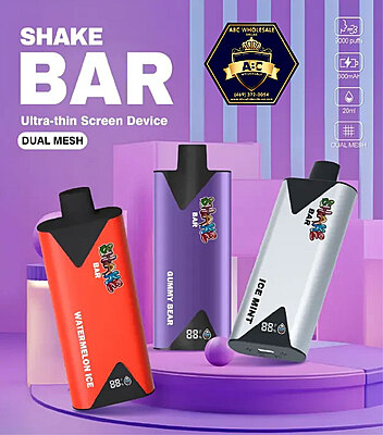 SHAKE BAR 9000 PUFFS DISPOSABLE 5CT SHAKE BAR 9000 PUFFS DISPOSABLE 5CT