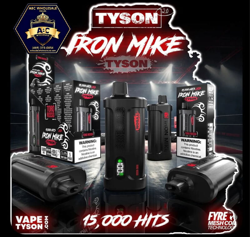 IRON MIKE 15000 HITS LED 5CT/BOX