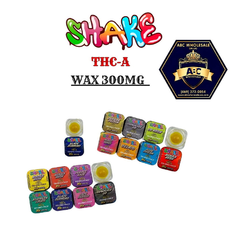 SHAKE LEGAL THC-A+D8+HHC+THCP WAX | 3000MG - 3GM 